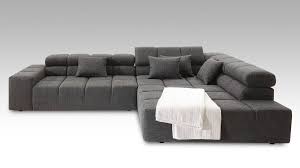 Eckcouch Grau Stoff