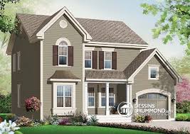 Cottage D Inspiration Americaine Plan Maison Maison Laprise Plan De Maison Unifamiliale