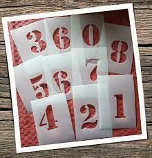B, 01000010, 42, 66, b, 01100010, 62, 98. Schablonen Set 1 0 Ziffern Zahlen Vintage Schriftschablonen Alphabet Buchstaben Ebay