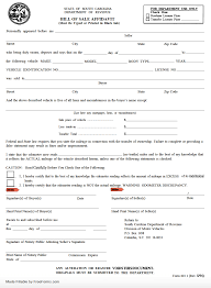 The golf cart bill of sale form is specifically worded for the sale/purchase of a golf cart. Free South Carolina Motor Vehicle Dmv Bill Of Sale Form Pdf