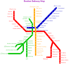 Maps may not be exact for all bus terminals and stops; Mbta Map Not By The Mbta Tho Subway Map Train Map Station