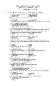Dalam latihan soal ini, hanya ada satu jenis soal yang kami bagikan yaitu jenis soal pilihan ganda / pilgan (multiple choice). Doc Soal Tengah Semester Ganjil Tahun Pelajaran 2014 2015 Pelajaran Pkn Kelas Iii Muhajir Efendi Academia Edu