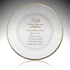 Celebrate every year with creative and heartfelt gifts that show them just how much you care. 50th Wedding Anniversary Gifts Ideas 50th Anniversary Plates Golden Anniversary Gifts 50th Wedding Anniversary