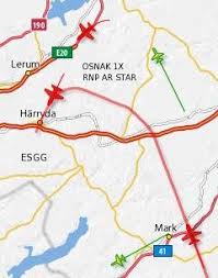 Geographical Representation Of A Traffic Arrival Scenario At