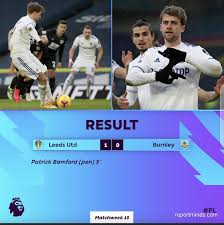 Patrick bamford plays for english 2nd division team leeds w (leeds united) in pro evolution soccer 2020. Premier League Patrick Bamford Early Penalty Seal 1 0 Win For Leeds United Against Burnley Highlights 2020 2021 Report Minds