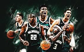 We've gathered more than 5 million images uploaded by our users and sorted them by the most popular ones. Download Wallpapers Milwaukee Bucks Nba American Basketball Club Green Stone Background Basketball Usa Torrey Craig Khris Middleton Brook Lopez Giannis Antetokounmpo For Desktop Free Pictures For Desktop Free