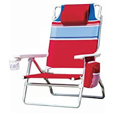Reviews Nautica Red Nautica Light Weight 5 Position Aluminum Beach Chair With Neck Pillow Sale Bfjzhgr