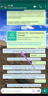 Top 13 Things To Keep In Mind While Using Whatsapp Disappearing Messages Now whatsapp has announced that it's joining its competitors — ephemeral messages are rolling out to the stable version of whatsapp today.