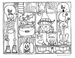 Coloring these halloween coloring sheets is a relaxing activity that families can do together. Free Halloween Coloring Page Melonheadz Clipart By Melonheadz Tpt