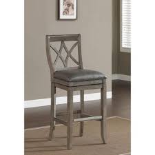 American Heritage Hadley 26 In Counter Stool In Glacier 111134 The Home Depot Leather Counter Stools Counter Height Stools Counter Height Bar Stools