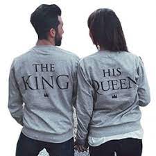 Relationship king and queen hoodies. King Und Queen Partner Outfits Pullover Hoodies Tshirts Snapbacks