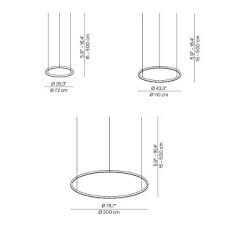 north america version discover the compendium circle, an extension of the compendium family, designed by daniel rybakken.circle is a lamp with a poetic. Luceplan Compendium Circle Suspension Lamp Price