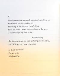 From October Mary Oliver Mary Oliver Words English Words