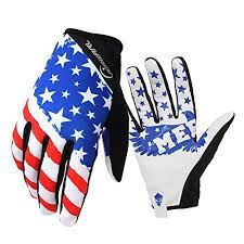 Rigwarl Bike Mtb Gloves With American Flag Pattern Design For Hiking And Other Outdoor Sports