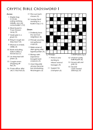 Maybe you would like to learn more about one of these? Bible Crossword Puzzle Cryptic I Biblepuzzles Com