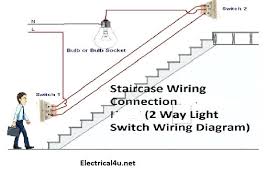 Wiring diagram 2 way switching of a lighting circuit using the 3 plate method connections explained. 2 Way Switch Connection 3 Type Of Two Way Switch Circuit Diagram Explanation Electrical4u