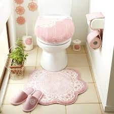 プロローグトイレ２点セット マット 特殊フタカバー ピンク habitaciones ideales outfits banos
