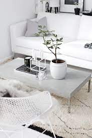 Diy Concrete Table Stylizimo Living Room Scandinavian Interior Home