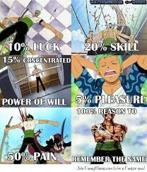 Not A Single Percent Of Not Getting Lost One Piece Funny One Piece Pictures Zoro One Piece