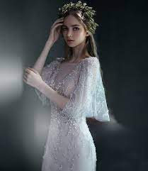 20 Romantic Enchanted Wedding Dresses For Modern Brides Enchanted Wedding Dress Wedding Dress Sleeves Ethereal Wedding Dress