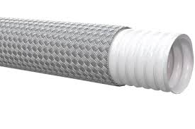 Corrugated PTFE hose POLAR L FOOD with SS 304 braid - Inpart