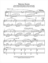E a d g b e. Craig Armstrong Balcony Scene From Romeo And Juliet Sheet Music Notes Chords Piano Download Film And Tv 23619 Pdf