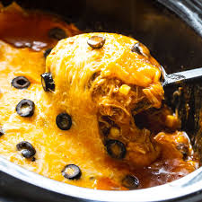 Crock Pot Chicken Enchilada Casserole Spicy Southern Kitchen