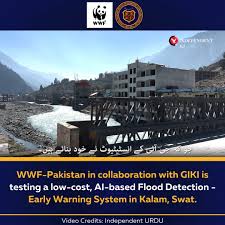 GIKI - WWF Pakistan in collaboration with GIKI is testing...