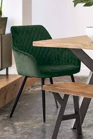 I loved these chairs they were super easy to put together and comfortable! Next Set Of 2 Hamilton Chairs With Arms Green Dining Chairs Green Dining Chairs Upholstered Dining Chairs