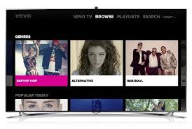 Most smart tvs have a list of apps already downloaded ready for you to use as soon as you get the tv set up. Vevo Launches Music Video App For Samsung Smart Tvs Blu Ray Players Techcrunch