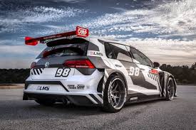 Apr S Vw Golf Rlms Sema Show Car Is A 536hp Track Toy Carscoops Vw Motorsport Volkswagen Racing Car Design