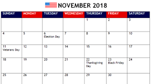 Pin On November 2018 Calendar