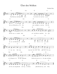 Laden sie ihre musiknoten auf noviscore.de herunter, die experten in digitalen und einfach zu spielenden noten | noviscore. Uber Den Wolken Sheet Music For Piano Solo Musescore Com
