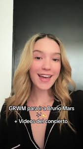 Preparándome para el concierto de Bruno Mars 🎶💄
