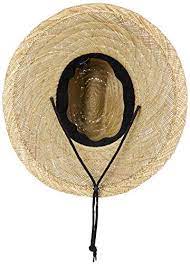 Quiksilver Mens Pierside Lifeguard Beach Sun Straw Hat Natural Black Xxl Pricepulse