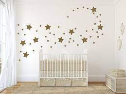 Gold Star Wall Decals Baby Girl Room Girl Room Star Wall Decals