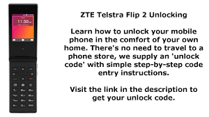 Unlocking can be performed over the phone by calling 125 88 80. Unlock Zte Telstra Flip 2 Np Code Youtube