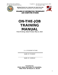 ⇨ position the module on the mounting ledge as shown in , step a. Doc College Of Information Technology And Computer Studies On The Job Training Manual Bryan Iringan Academia Edu