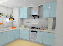 Another glorious kitchen from design*sponge, this time in a teal that leans a little more green than blue. China Light Blue Acrylic Kitchen Cabinet Br K 1281 China Cabinetry High Quality Kitchen Cabinet