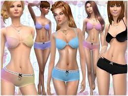 View product · fringed underwear. Love 4 Cc Finds Simple Cotton Female Underwear The Sims 4 By