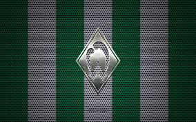 May, 31 2007 272 downloads.eps format. Download Wallpapers Sv Werder Bremen Logo German Football Club Metal Emblem Green And White Metal Mesh Background Sv Werder Bremen Bundesliga Bremen Germany Football For Desktop With Resolution 2880x1800 High Quality Hd