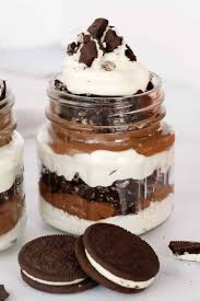 Oreo cheesecake trifle in disposable cups makes easy, individual desserts for picnics, socials, and cookouts. Chocolate Oreo Parfaits Recipe The Carefree Kitchen