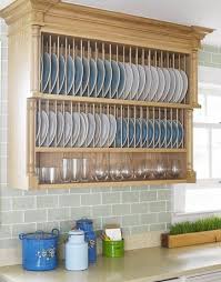 (in my next life, i'm going to install one over my sink to hold. A Spring Inspired Kitchen Country Kitchen Designs Plate Racks In Kitchen Diy Kitchen Storage