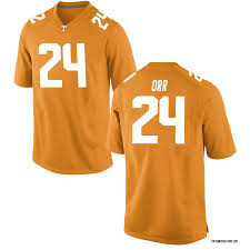 Orange Game Youth Fred Orr Tennessee Volunteers College Jersey