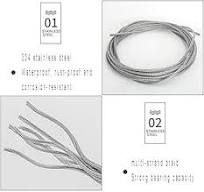Amazon.com: MAHFEI 304 Stainless Steel Cable Rope, Hanging ...
