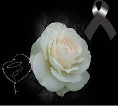 Monos De Luto Con Una Rosa Blanca Rosa De Luto Rosas Blancas Flores De Luto