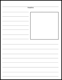 The newspaper template has articulated the typical illustration of any popular daily bustling with several news stories and relevant pictures. Printable Newspaper Articles For Kids Blank Newspaper Template For Kids Printable Newspaper