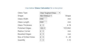 Round dining table size chart, inches: Bespoke Glass Table Tops Toughened Glass Cut To Size