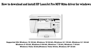 يعاني بعض المستخدمون من مشكلة وصل هاتف. How To Download And Install Hp Laserjet Pro Mfp M26a Driver Windows 10 8 1 8 7 Vista Xp Youtube