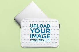 Download Placeit Laptop Sleeve Mockup Featuring A Customizable Background